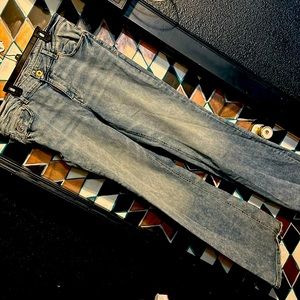 Plus size flare jean